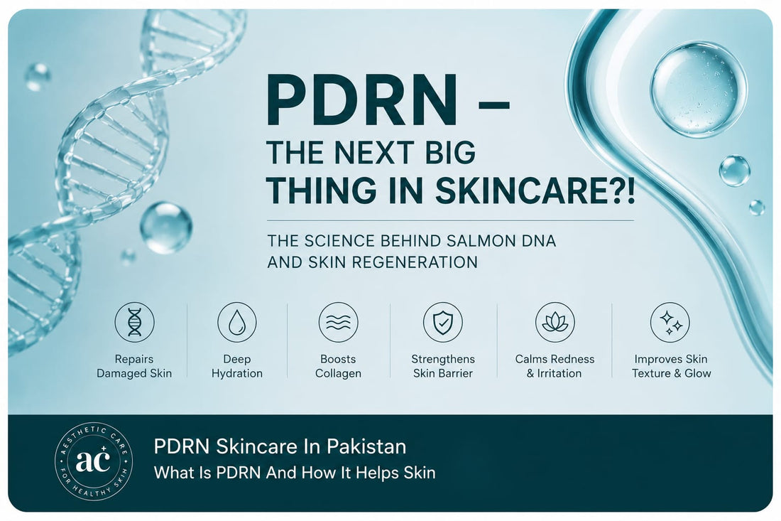PDRN skincare in Pakistan - benefits, uses and complete guide to salmon DNA skin repair by Aura Aesthetics Care
