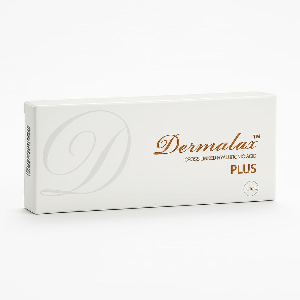 Dermalax Plus cross linked hyaluronic acid dermal filler 1mL box for aesthetic treatments