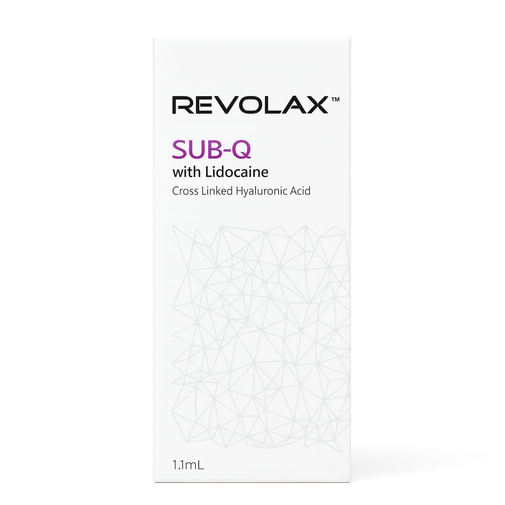 Revolax SUB-Q with Lidocaine, cross-linked hyaluronic acid dermal filler, 1.1mL